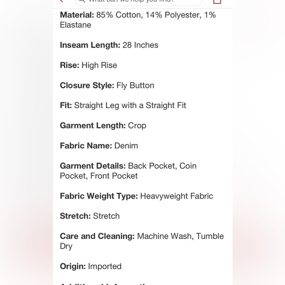 Levi's Women's High-Rise Wedgie Straight
Cropped Jeans - Max Effort new - Picture 5 of 5